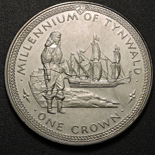 Isla De Man - 1 Crown 1979 - Milenio Del Tynwald