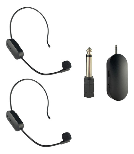 Auriculares Con Micrófono Para Guía 2 Micrófonos