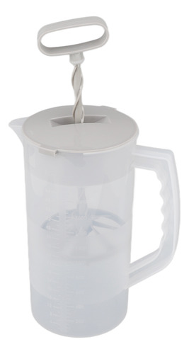 Licuadora Extractora Manual De 2000 Ml, Escala Transparente