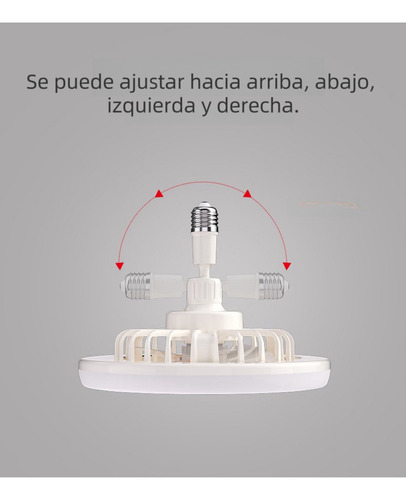 Lámpara Led For Socket Con Ventilador E Telecontrol/premium