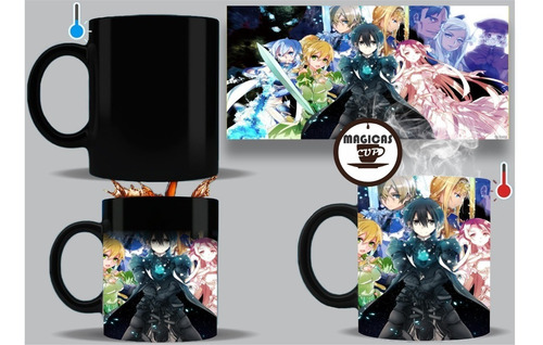 Taza Magica Anime Sao Alicization Overlord Snk Pokemon Etc.