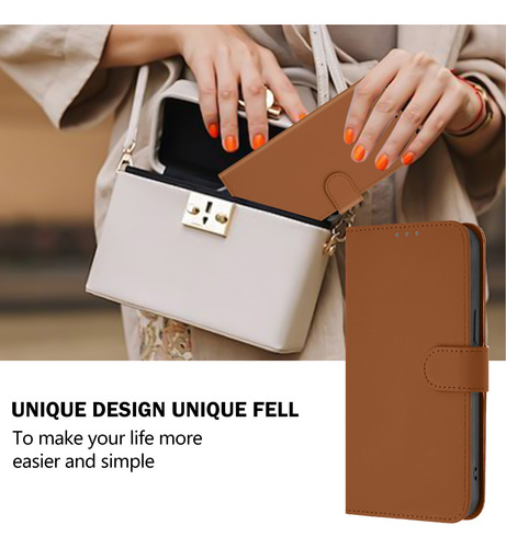 Funda Para Motorola Edge 50 Fusion-kickstand, Ranuras Tipo Cartera, A Prueba De Golpes, Piel Mate, Cartera De Piel