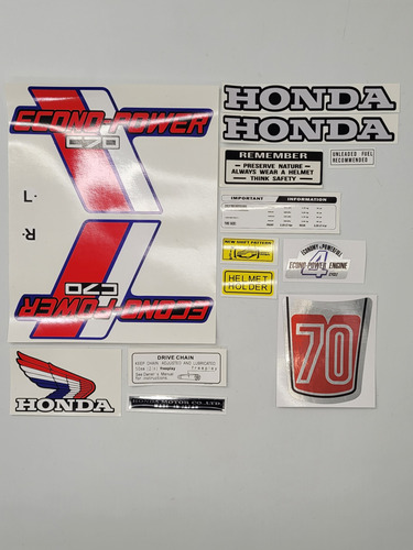 Honda C70 Calcomanías 