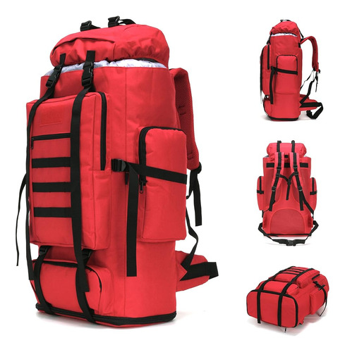 Bnmjvjl 100l Camping Senderismo Mochila Táctica Militar Bols