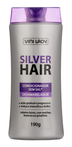 Acondicionador Vini Lady Silver Hair 190 Ml