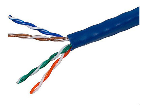 Cable Ethernet Cat5e Internet Red Solido 350 Mhz Utp Cmr