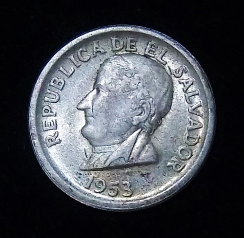 El Salvador 25 Centavos 1953 Excelente Plata Km 139