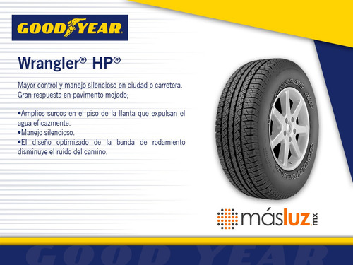 Kit 2 Llantas 255/55r19 111v Goodyear Wrangler hp