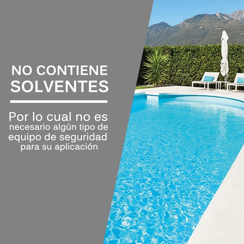Imagen 10 de 10 de Pintura Para Alberca 10 Kgs Para 50 M2