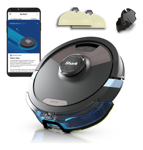 Robot Aspirador Shark Rv2620wd Ai Ultra Con Fregonera Negra