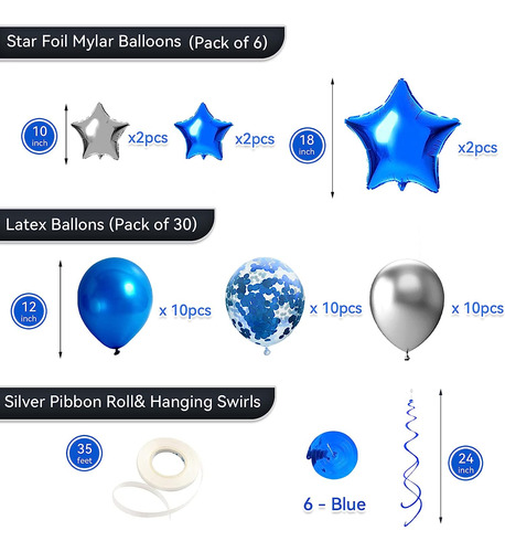 Set De Decoraciones De Graduación 50pcs 2023, Set De Globos