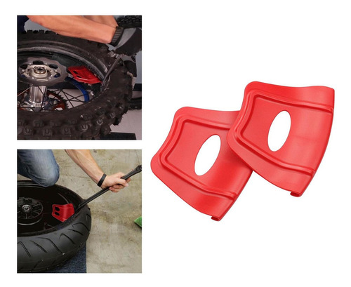1 Par De Herramientas De Instalación De Llantas Rojo