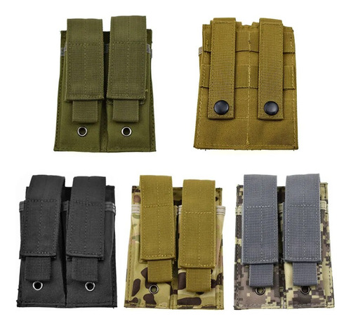 Bolsa De Revista Tática Molle De 9 Mm, Bolsa De Pistola Dupl