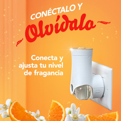 Aceites Naturales Glade Tangerine Aparato y 2 Repuestos 21ml