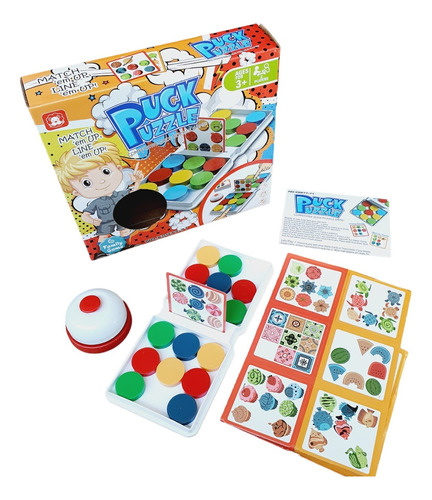 Puck Puzzle Deslizar Juego De Mesa Rubik Race Patrones Color