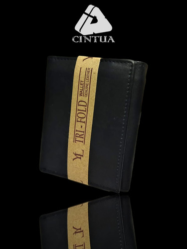 Cartera De Piel Triple Para Caballero 100% Piel