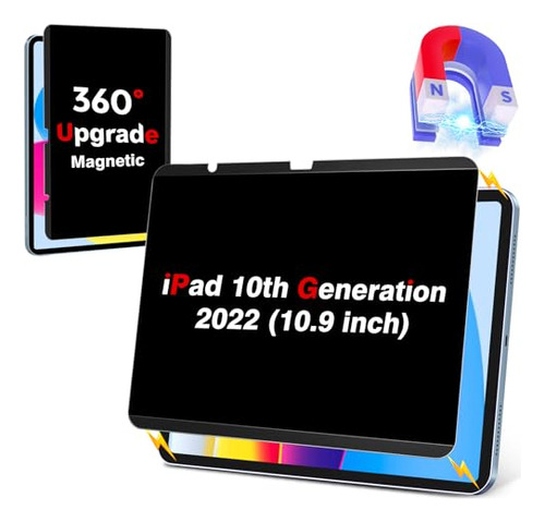 Zoegaa iPad 10th Generation Screen Protector Privacidad, Pri