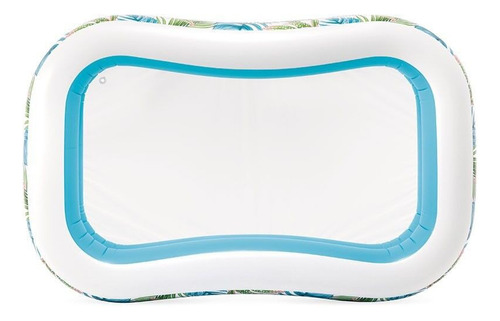 Alberca Inflable Piscina Rectangular Niños Intex 229 X 152cm Color Multicolor