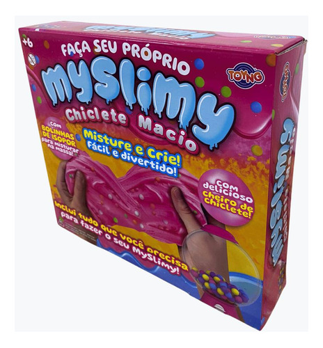 Brinquedo Faça Você Mesmo Slime Chiclete Com Cheiro Toyng