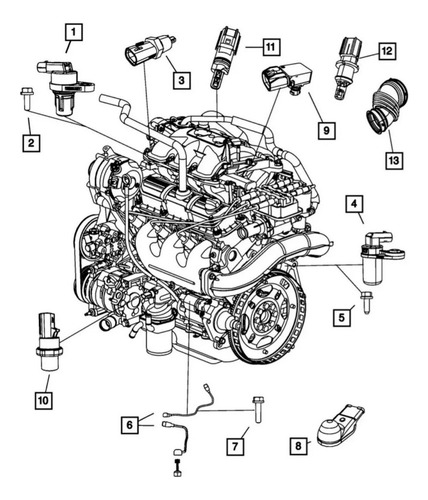 Sensor Map Genuino Mopar Jeep/dodge/ram/chrysler 2006-2021