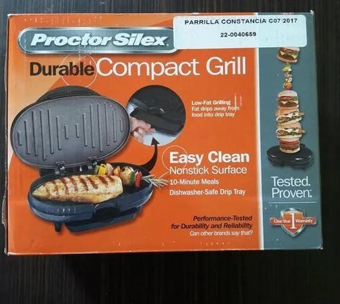 Parrilla Compacta Proctor Silex