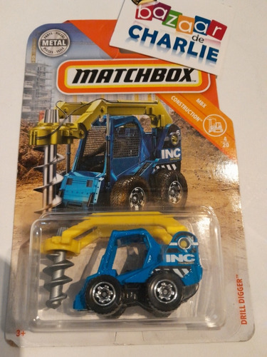 Matchbox | 2019 | Inc | Drill Digger