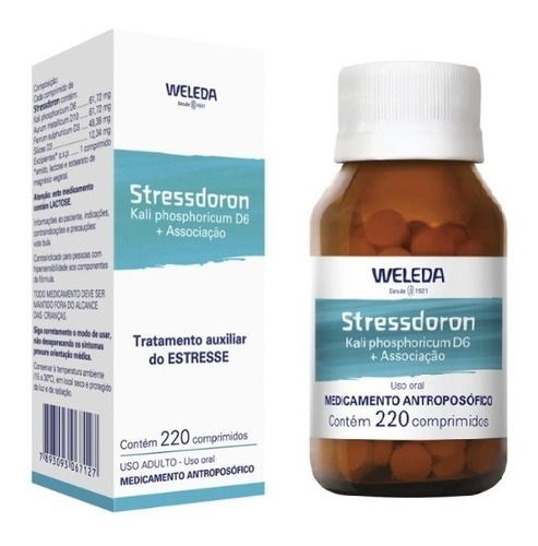 Weleda Stressdoron Tratamento Do Stress 220 Comprimidos Sabor Sem sabor