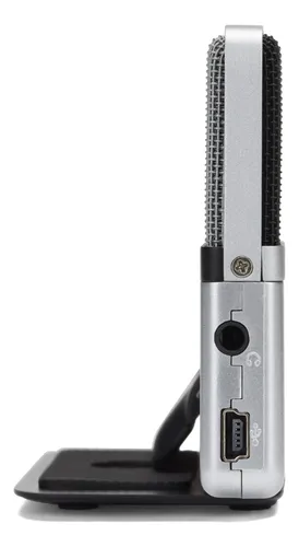 Micrófono de condensador portátil Samson Go Mic USB, color gris