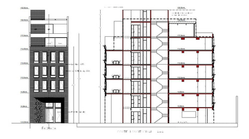 Terreno - Villa Crespo. Proyecto Aprobado Vigente. Sup A Construir 1343 M2 Aprox.