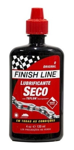 Lubrificante Cera Dry Seco Bike Corrente Finish Line 120ml