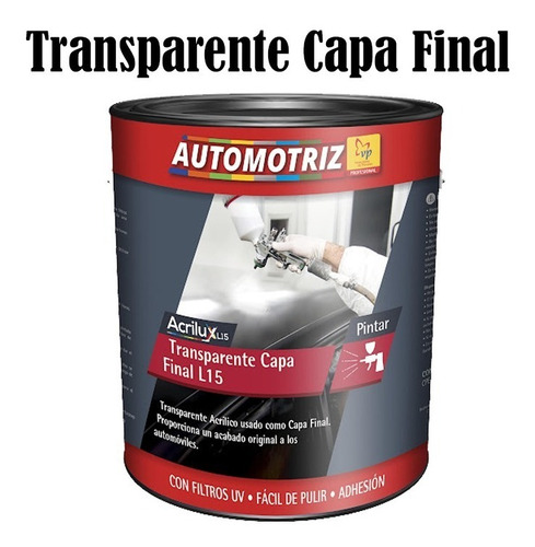 Laca Acrílica Transparente Capa Final - Vp