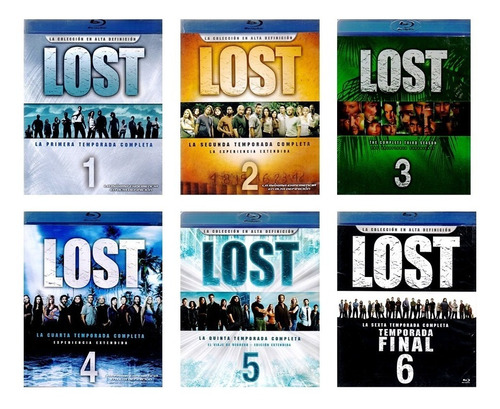 Lost Serie Completa Temporadas 1 2 3 4 5 6 Blu-ray