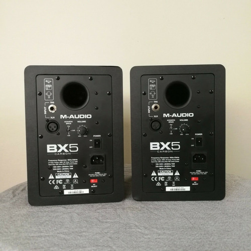 Monitores M-audio Bx5 Carbon (par) (Usado)