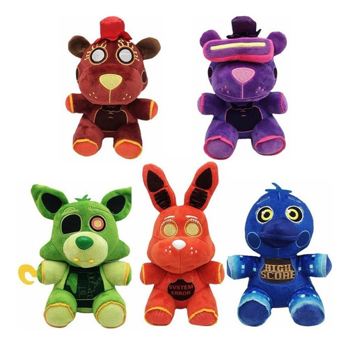 5pcs,juego De Juguetes De Peluche Five Nights At