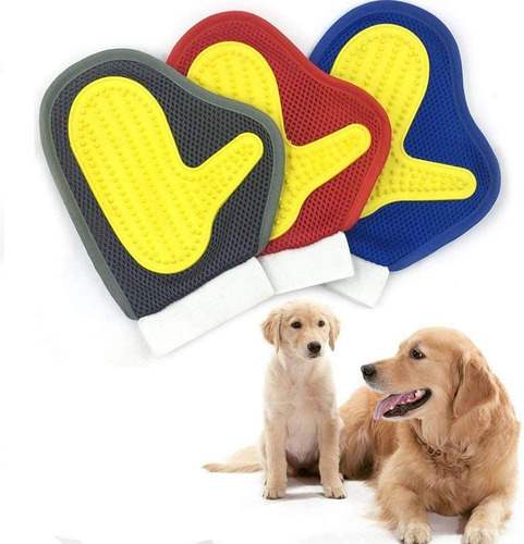 Guantes De Silicona Para Mascotas Perro Y Gato Baño Calidad