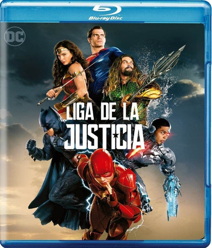 Liga De La Justicia Justice League Pelicula Dc Blu-ray