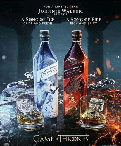 Johnnie Walker Song Of Fire. Johnnie Walker Song Of Ice 
