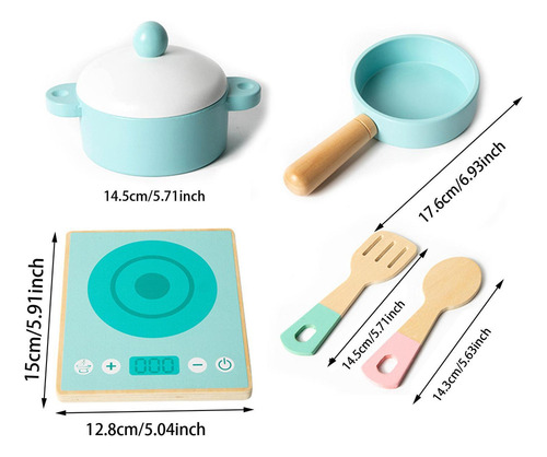 Mz Accesorios De Juguete De Cocina For Niños, Juego De