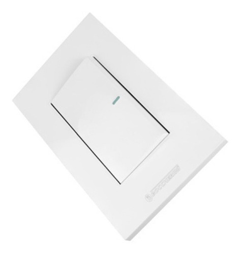 Smart Interruptor Luz Pared Inteligente Wifi 1 Vías Con Neutro 10A Blanco