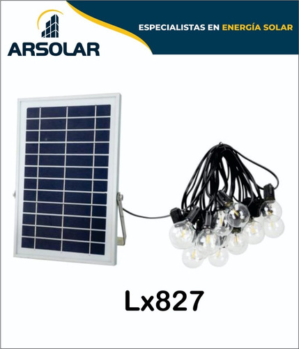 Imagen 1 de 1 de Apliques Led Solares 3w X Lampara