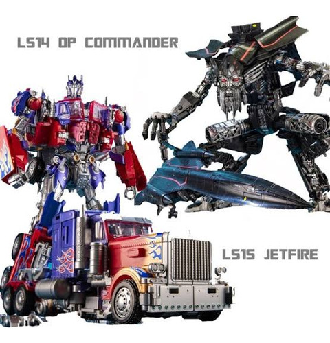 Transformers Optimus Prime Y Jetfire Ls14 Y Ls15 Mpm Ko