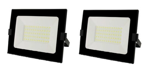  Reflector Led Bellalux 50w Luz Fría Exterior Pack X 2