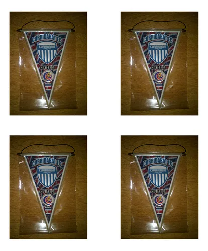 Banderin 37cm Color Costa Rica Curridabat Fc