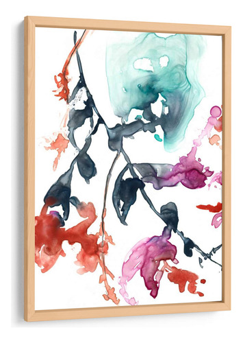 Cuadro Enmarcado Pino Colgando Fucsia I 40x60