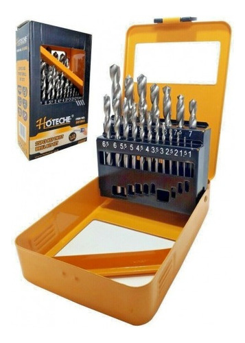 Set Mechas Brocas Hss Acero, Metal Germany 19pcs Profesional