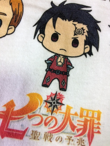 Playera Seven Deadly Sins Chibis Meliodas Y Pecados $240