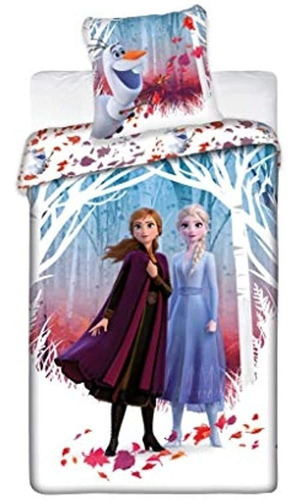 Disney Frozen 2 Princesa Elsa Y Anna Twin Funda Nórdica 55x7