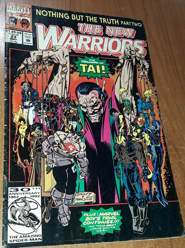 Comic The New Warriors N°23  Mayo De 1992  Idioma Ingles