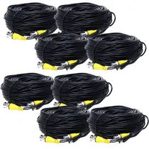 Comprar 8 X 100ft Bnc Video Seguridad Cámara Cable Dvr Cctv Vigilanc