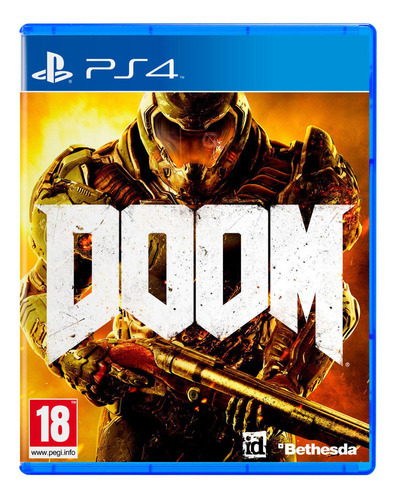 Doom Version Europea - Juego Físico Ps4 - Sniper Game